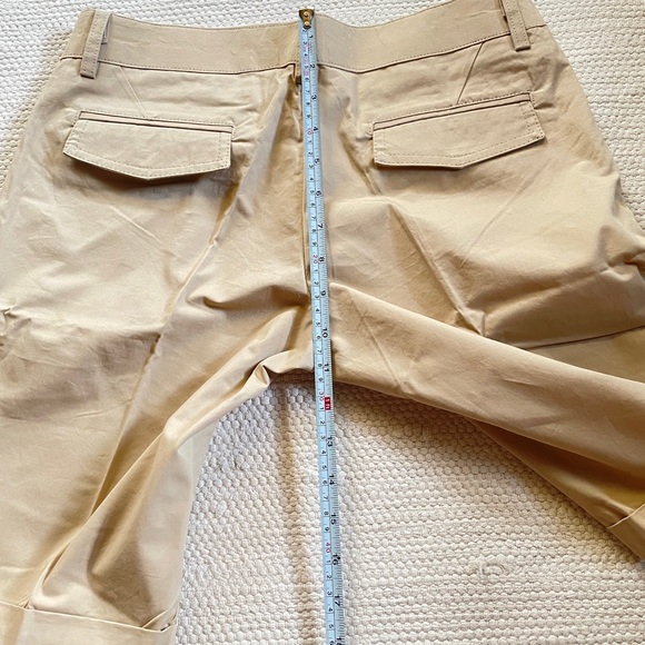Paparagi South Korea Fashion Khaki Pleated Cuff Bermuda Shorts Size M - Picture 4 of 8